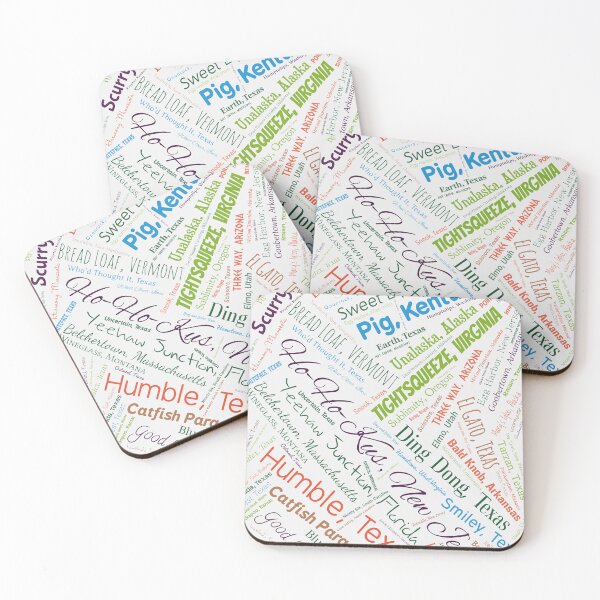 Item preview, Funny City Names designed and sold by Montage-Madness.