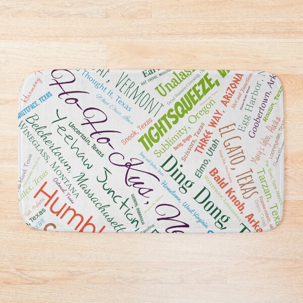 Item preview, Funny City Names designed and sold by Montage-Madness.