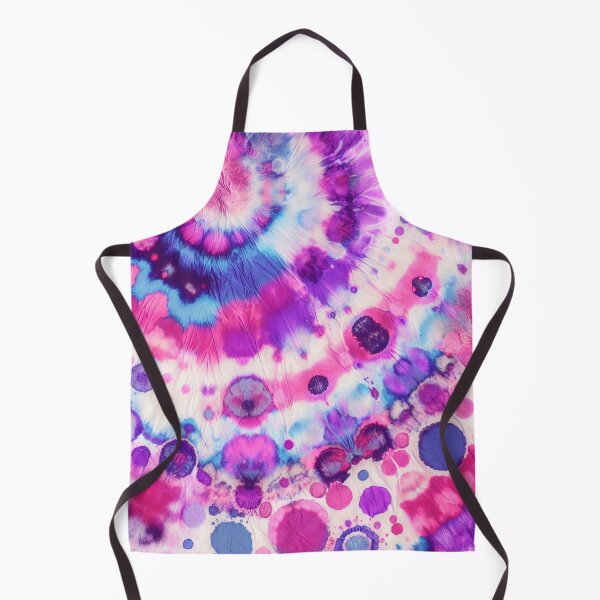 Artikelvorschau, Strahlende Wellen in Batik-Rosa und Lila entworfen und verkauft von BassHeadMomma.