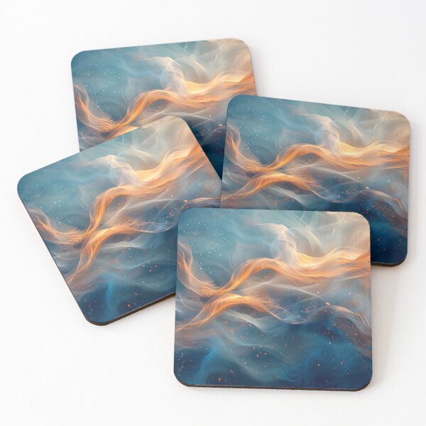 Item preview, Ethereal wisps of light against a starry night backdrop designed and sold by Artessie.