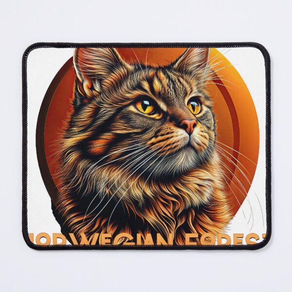 Item preview, Poster Prints T-Shirt Design - Cat Breeds: NORWEGIAN FOREST CAT designed and sold by ForeverPrintsOK.