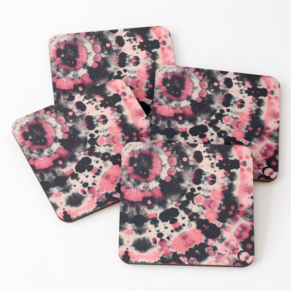 Item preview, Binary Bliss Of Tie Dye Pink And Black designed and sold by BassHeadMomma.