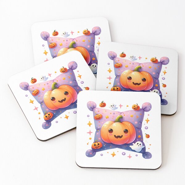 Item preview, Cute Halloween Pillow Pumpkin Ghost designed and sold by baebrand-art.