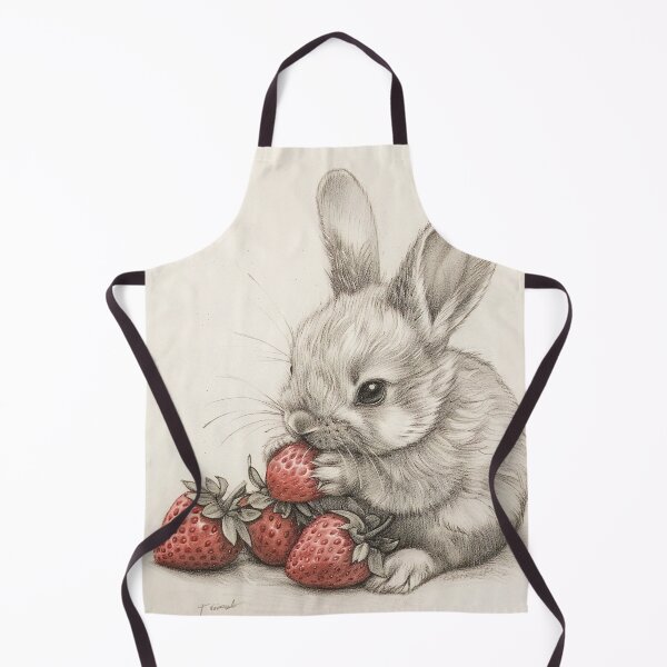 Item preview, Black and white Rabbit pencil drawing designed and sold by Pencil-Art.