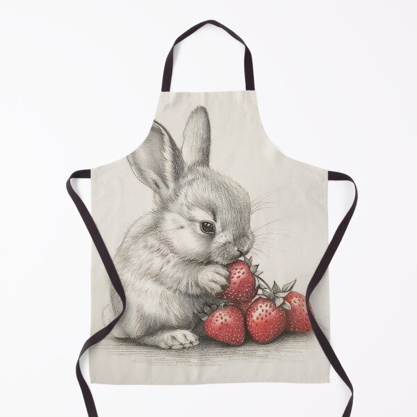 Item preview, Black and white Rabbit pencil drawing designed and sold by Pencil-Art.