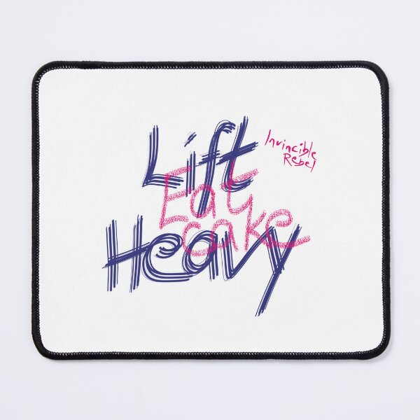 Item preview, Lift heavy eat cake designed and sold by InvincibleRebel.