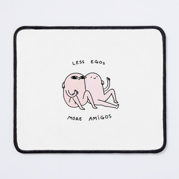 Item preview, Less Egos More Amigos Peace Love funny millenial sticker designed and sold by mariposa-23.