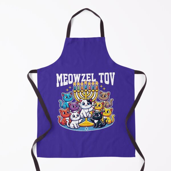 Item preview, Meowzel Tov Hanukkah Pun designed and sold by DetourShirts.