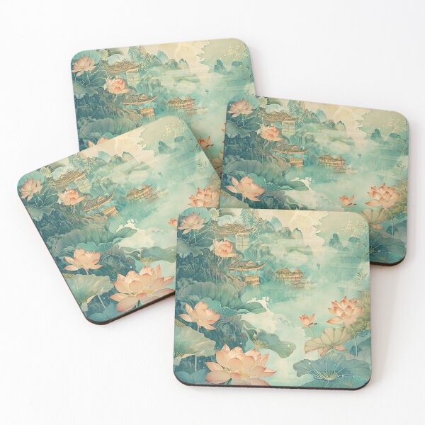 Item preview, Lotus Dreams of the Floating Temples designed and sold by shirley80935.
