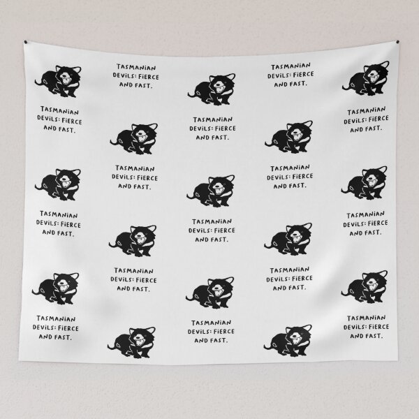 Item preview, "Tasmanian Devils: Fierce and Fast." designed and sold by RM-Journey.