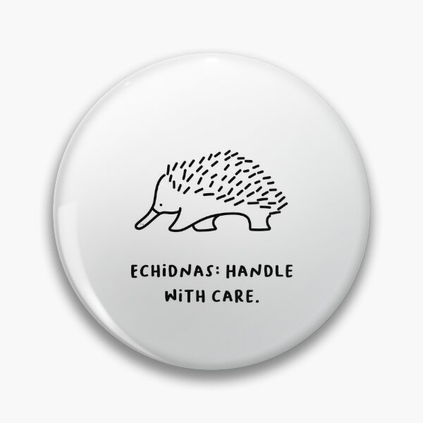 Item preview, "Echidnas: Handle with Care." designed and sold by RM-Journey.
