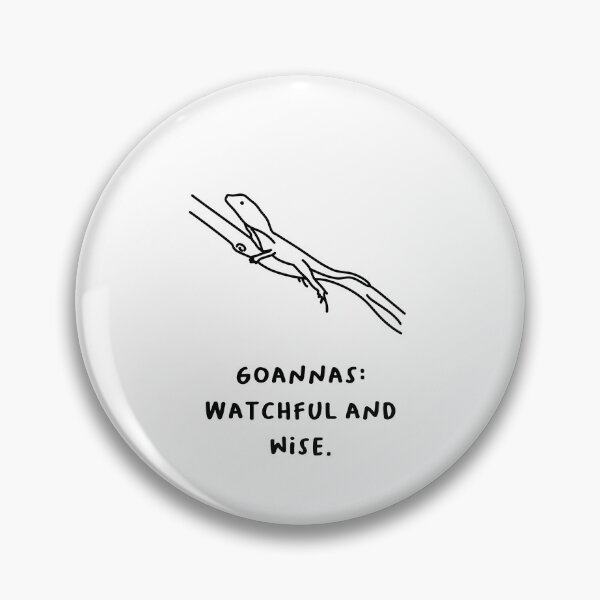 Item preview, "Goannas: Watchful and Wise." designed and sold by RM-Journey.