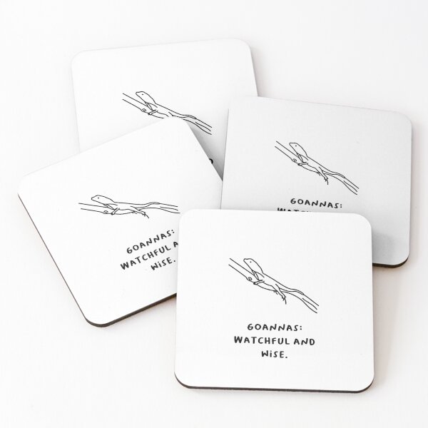 Item preview, "Goannas: Watchful and Wise." designed and sold by RM-Journey.