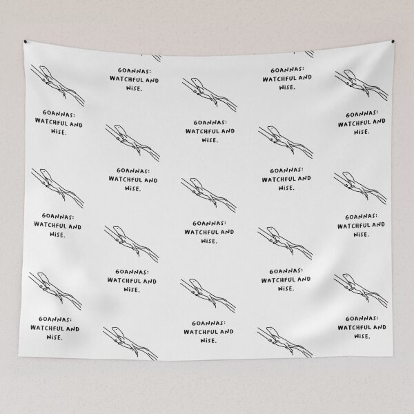 Item preview, "Goannas: Watchful and Wise." designed and sold by RM-Journey.