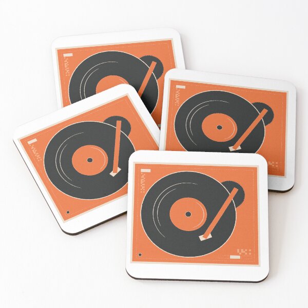 Item preview, Vintage Record Player Minimal designed and sold by MolfettaDesign.