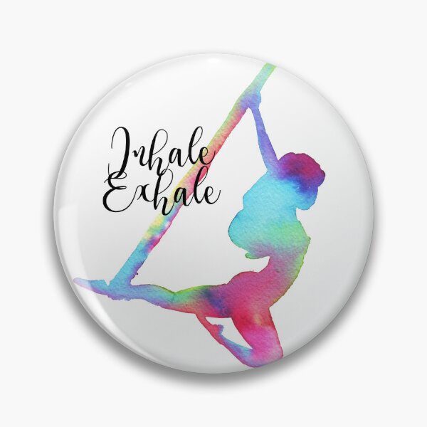 Item preview, Inhale Exhale with antigravity yoga designed and sold by Aurora Gritti.