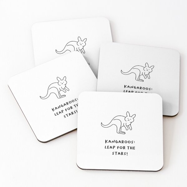 Item preview, "Kangaroos: Leap for the Stars!" designed and sold by RM-Journey.