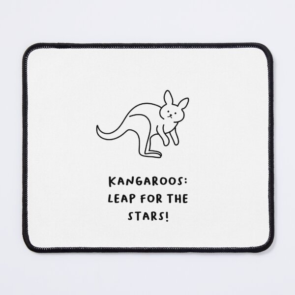 Item preview, "Kangaroos: Leap for the Stars!" designed and sold by RM-Journey.
