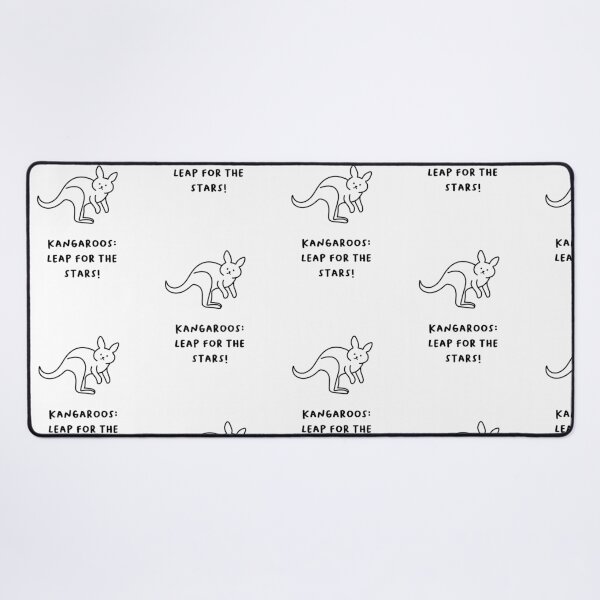 Item preview, "Kangaroos: Leap for the Stars!" designed and sold by RM-Journey.