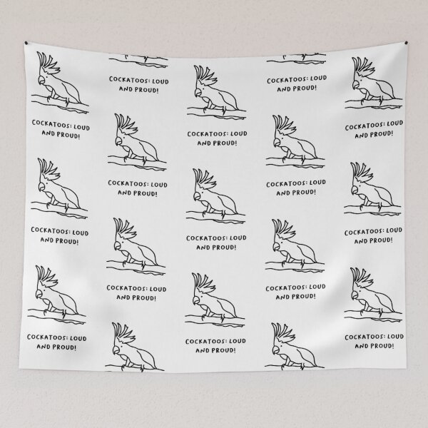 Item preview, "Cockatoos: Loud and Proud!" designed and sold by RM-Journey.