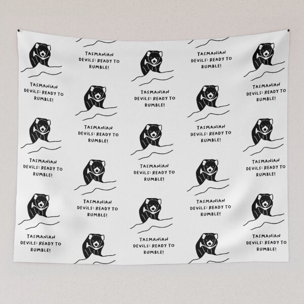 Item preview, "Tasmanian Devils: Ready to Rumble!" designed and sold by RM-Journey.