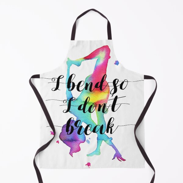 Item preview, Yoga Asana painted - I bend so I don't break designed and sold by Aurora Gritti.