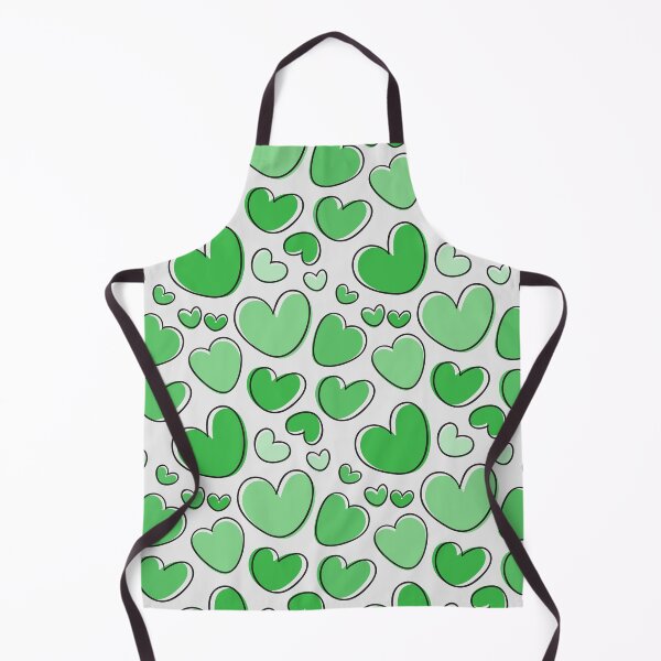 Item preview, green hearts designed and sold by Razzi-Shop.