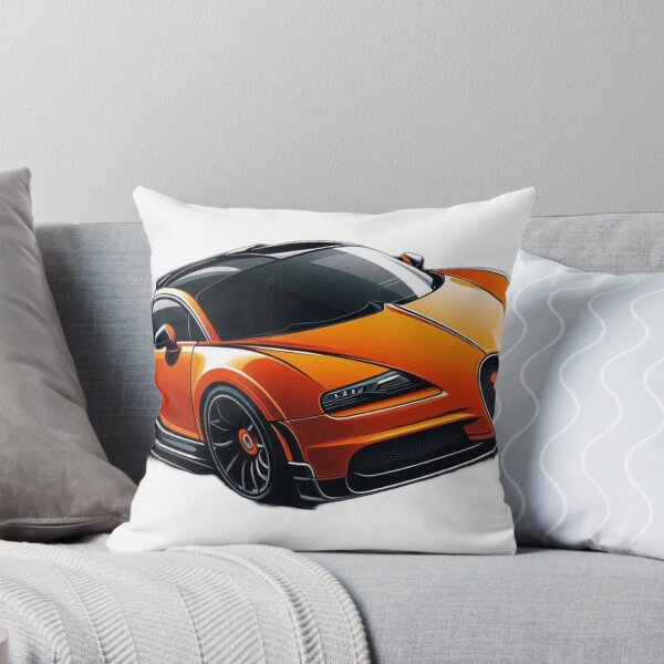 Artikelvorschau, Orange Bugatti Zeichnung entworfen und verkauft von GeneralDaily.