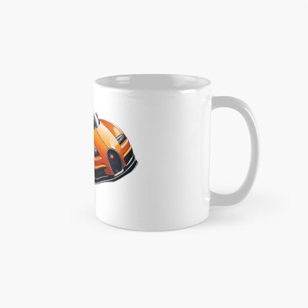 Item preview, Dibujo de un Bugatti naranja designed and sold by GeneralDaily.