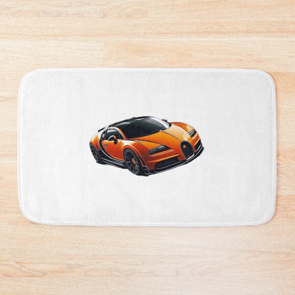 Item preview, Orange Bugatti Drawing designed and sold by GeneralDaily.