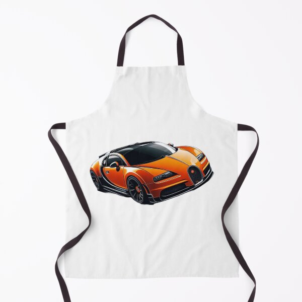 Item preview, Orange Bugatti Drawing designed and sold by GeneralDaily.