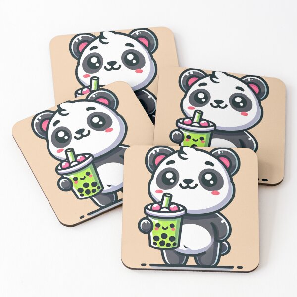 Item preview, Panda Boba Bliss: Cute & Playful Sipping designed and sold by CyberPeakZ.