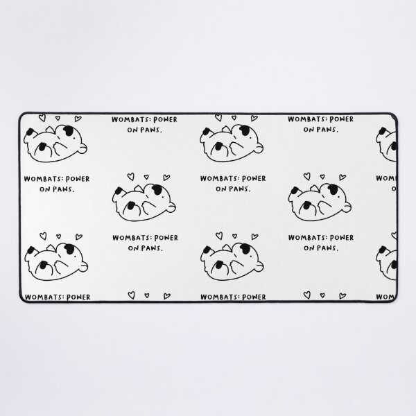 Item preview, "Wombats: Power on Paws." designed and sold by RM-Journey.