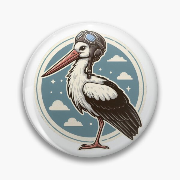 Item preview, Elegant Soaring Stork Illustration designed and sold by gkhanco.