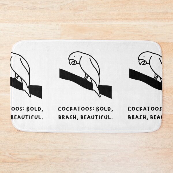Item preview, "Cockatoos: Bold, Brash, Beautiful." designed and sold by RM-Journey.