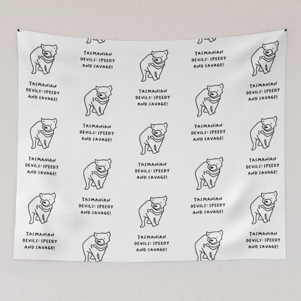 Item preview, "Tasmanian Devils: Speedy and Savage!" designed and sold by RM-Journey.