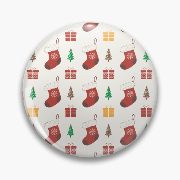 Item preview, Retro Christmas Stockings Pattern designed and sold by ArtFactoryAI.
