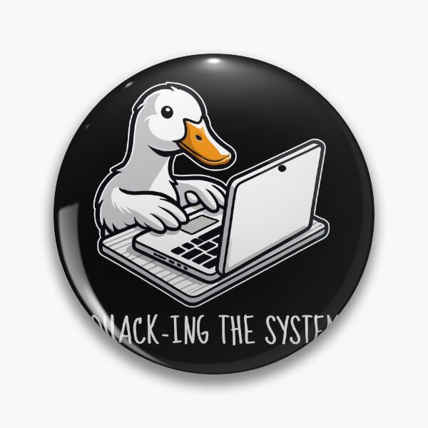 Artikelvorschau, Ente mit Laptop - Quacksalber im System entworfen und verkauft von MaateoDesign.