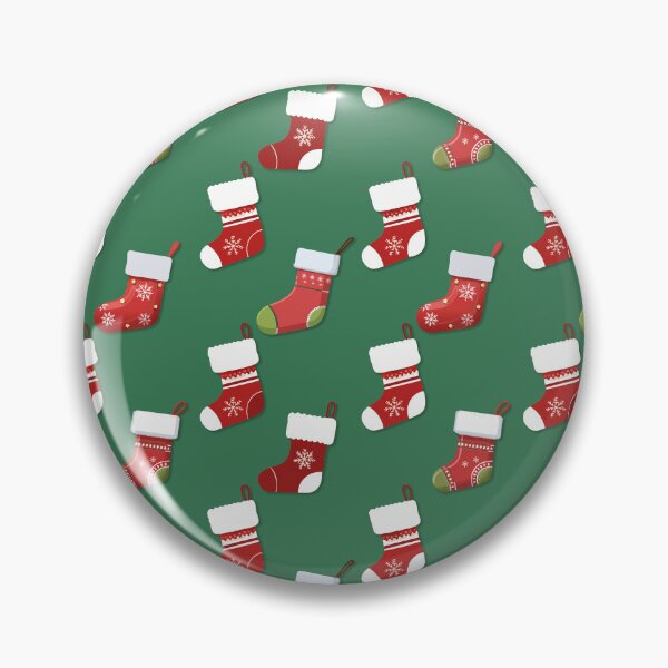Item preview, Retro Christmas Stockings Pattern designed and sold by ArtFactoryAI.