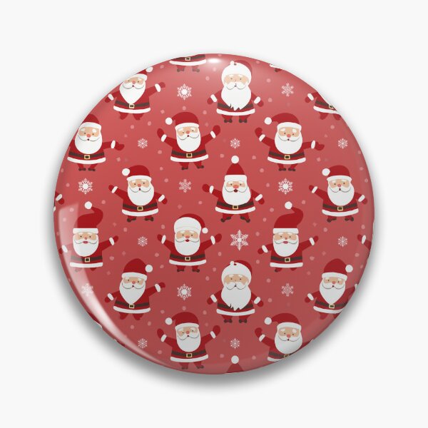 Item preview, Retro Christmas Santa Pattern designed and sold by ArtFactoryAI.