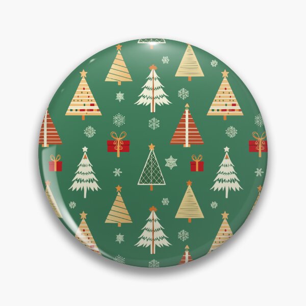 Item preview, Retro Christmas Tree Pattern designed and sold by ArtFactoryAI.