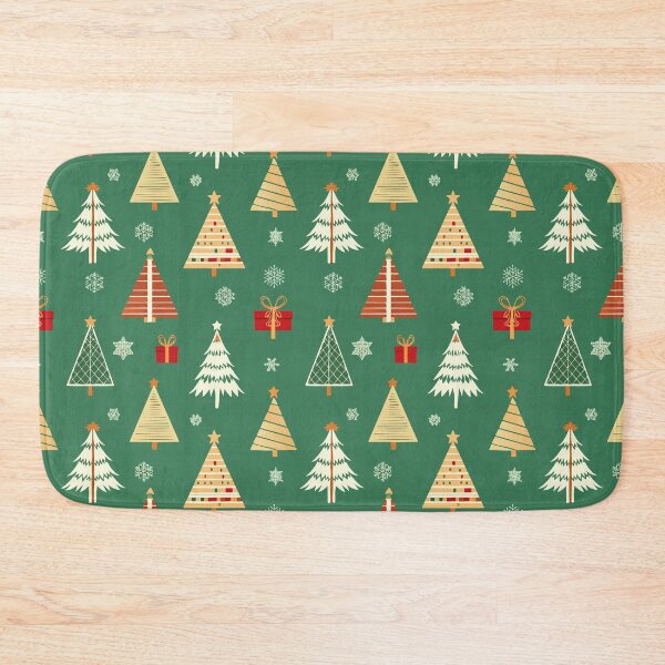 Item preview, Retro Christmas Tree Pattern designed and sold by ArtFactoryAI.