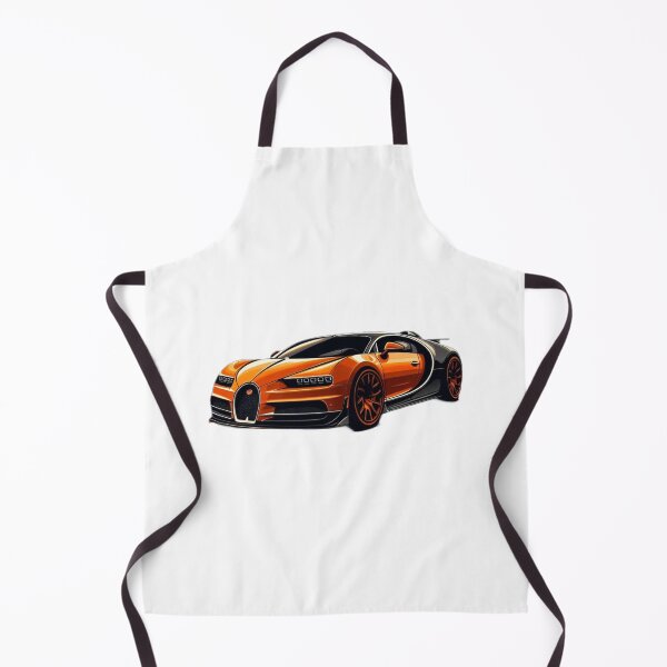 Item preview, Orange Bugatti Drawing Art designed and sold by GeneralDaily.