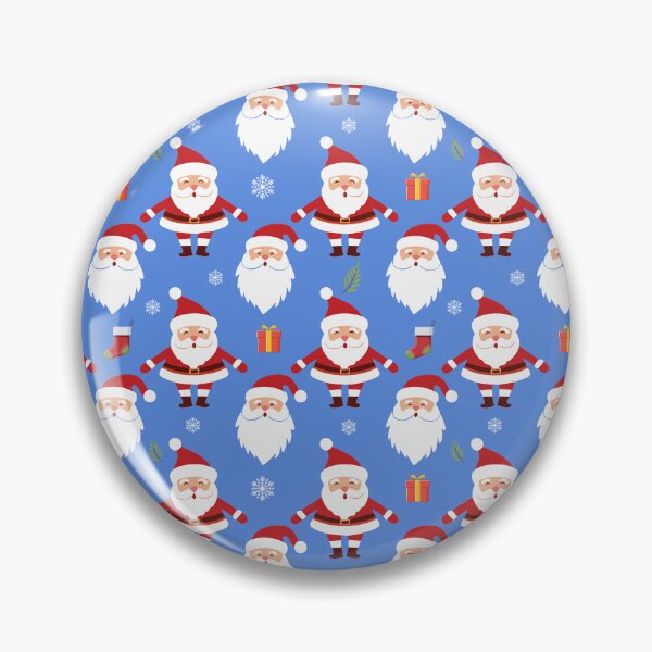 Item preview, Retro Christmas Santa Pattern designed and sold by ArtFactoryAI.