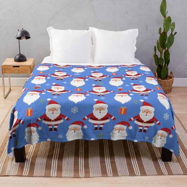 Item preview, Retro Christmas Santa Pattern designed and sold by ArtFactoryAI.