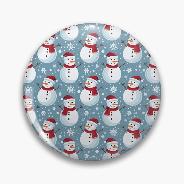 Item preview, Retro Christmas Snowman Pattern designed and sold by ArtFactoryAI.