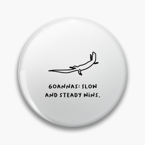 Item preview, "Goannas: Slow and Steady Wins." designed and sold by RM-Journey.