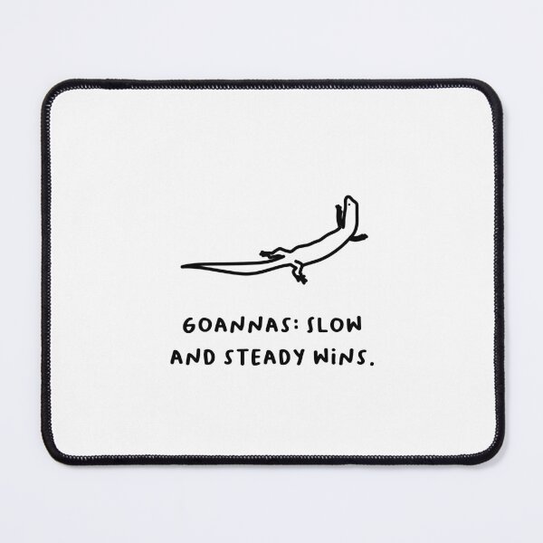 Item preview, "Goannas: Slow and Steady Wins." designed and sold by RM-Journey.