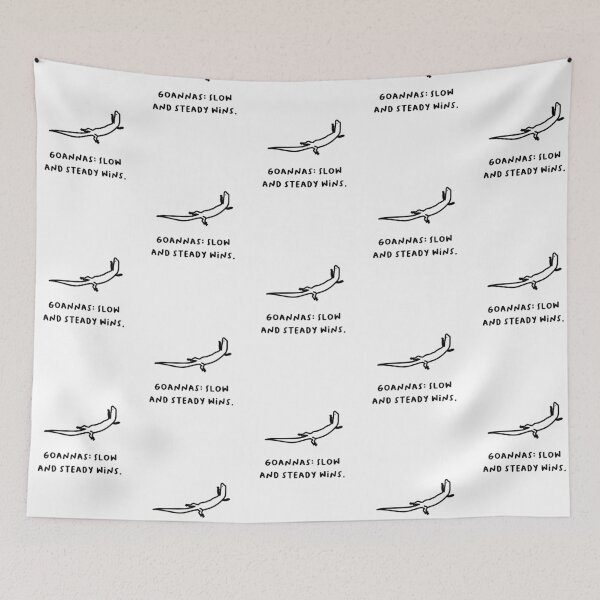 Item preview, "Goannas: Slow and Steady Wins." designed and sold by RM-Journey.