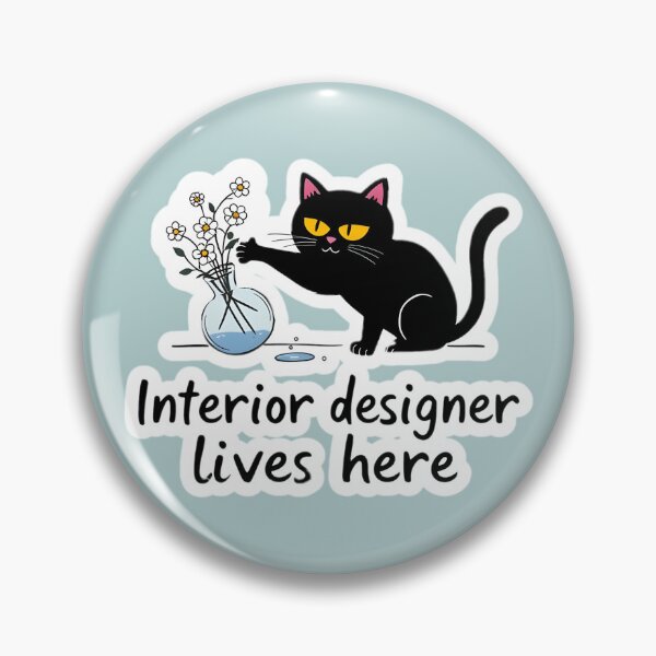 Item preview, Interior Design Cat designed and sold by elgatonocturno.